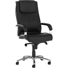 Fauteuil de direction, accoudoirs, noir