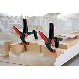 Federzwinge BESSEY VarioClippix XV, stufenlos verstellbare Spannweite bis 100 mm, Ausladung 50 mm, 12 Stück