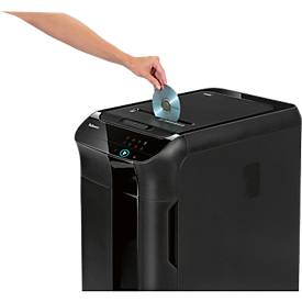 Fellowes® Aktenvernichter AutoMax 550C, Partikelschnitt 4 x 38 mm, P-4 + GRATIS Aktenvernichter Powershred LX65, Partikelschnitt 4 x 40 mm, P-4