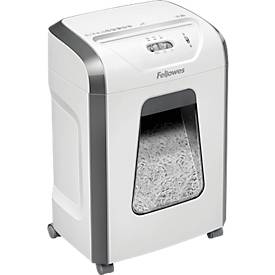 Fellowes Aktenvernichter Powershred 15C, Partikelschnitt 4x40mm, P-4, 19 l, 15 Blatt Schnittleistung, weiß