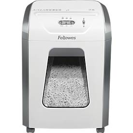 Fellowes Aktenvernichter Powershred 15C, Partikelschnitt 4x40mm, P-4, 19 l, 15 Blatt Schnittleistung, weiß