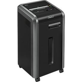 Fellowes® Aktenvernichter PowerShred 225Ci, Partikelschnitt 4 x 38 mm, P-4 + GRATIS Aktenvernichter Powershred LX65, Partikelschnitt 4 x 40 mm, P-4