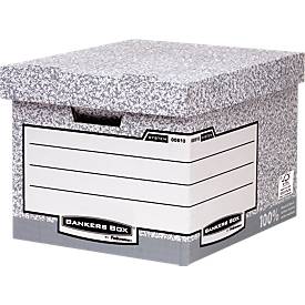 Fellowes Archivbox Bankers Box®, mit Stülpdeckel, bis 12 kg belastbar, 10 Stück