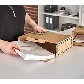Fellowes Archivschachtel Bankers Box® Earth, DIN A4, Rückenbreite 80 mm, 20 St