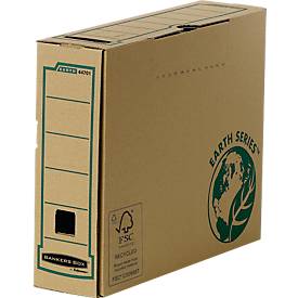 Fellowes Archivschachtel Bankers Box® Earth, DIN A4, Rückenbreite 80 o. 100 mm, 20 St