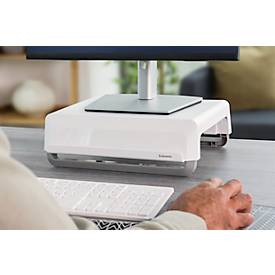 Fellowes Breyta Monitorstand, weiß, höhenverstellbar