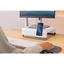 Fellowes Breyta Monitorstand, weiß, höhenverstellbar