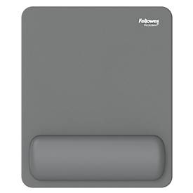 Fellowes Breyta muismat, met polssteun en Microban bescherming, rubber, B 200 x D 240 x H 17,5 mm, grijs