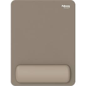 Fellowes Breyta XL muismat, met polssteun en Microban bescherming, rubber, L 280 x B 210 x H 17,5 mm, zand beige