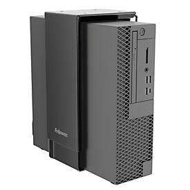 Fellowes CPU Halterung, verstellbar, bis 15 kg, offenes Rahmendesign, Stahl, schwarz