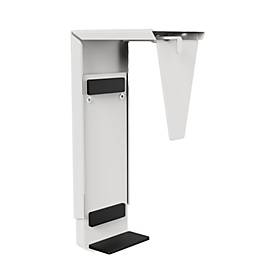 Fellowes CPU Halterung, verstellbar, bis 15 kg, offenes Rahmendesign, Stahl, weiß