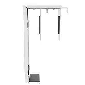 Fellowes CPU Halterung, verstellbar, bis 15 kg, offenes Rahmendesign, Stahl, weiß