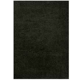 Fellowes Deckblatt Leder, DIN A4, für Bindemaschine, schwarz, 250g, 25 Stück