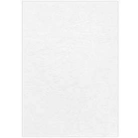 Fellowes Deckblatt Leder, DIN A4, für Bindemaschine, weiss, 250g, 25 Stück
