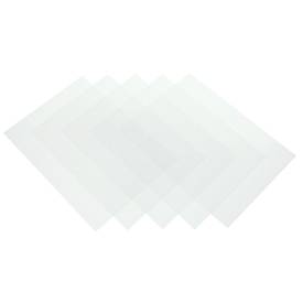Fellowes Deckblatt PVC, transparent, DIN A4, für Draht- und Plastikbindemaschinen, 180 µm, 100