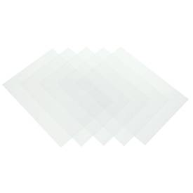 Fellowes Deckblatt PVC, transparent, DIN A4, für Draht- und Plastikbindemaschinen, 240 µm, 100