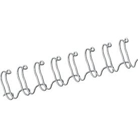 Fellowes Drahtbinderücken, Format 14 mm, 100 Stück, f. 34-Loch-Drahtbindegeräte, silber, 100