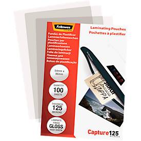 FELLOWES Laminierfolien, Credit-Card, 54 x 86 mm, 100 Stück