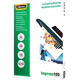 FELLOWES Laminierfolien, DIN A3, 100 mic., 100 Stück
