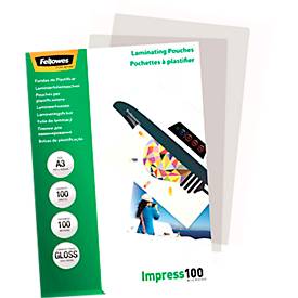 FELLOWES Laminierfolien, DIN A3, 100 mic., 100 Stück