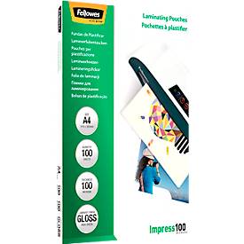 FELLOWES Laminierfolien, DIN A4, 100 mic., 100 Stück