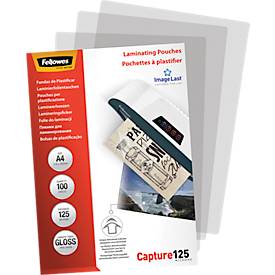 FELLOWES Laminierfolien, DIN A4, 125 mic., 100 Stück
