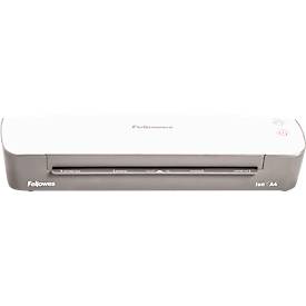 Fellowes® Laminiergerät ION A3, für Folienstärke 80-125 μ, 300 mm/min, mit Starter Kit für 10 x A3 Laminationen, silber-weiß