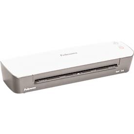 Fellowes® Laminiergerät ION A4, für Folienstärke 80-125 μ, 300 mm/min, mit Starter Kit für 10 x A4 Laminationen, silber-weiß