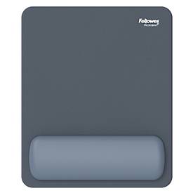 Fellowes Mauspad Breyta, mit Handgelenkauflage und Microban®-Schutz, Gummi, B 200 x T 240 x H 17,5 mm, marineblau