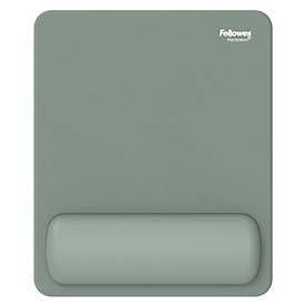 Fellowes Mauspad Breyta, mit Handgelenkauflage und Microban®-Schutz, Gummi, B 200 x T 240 x H 17,5 mm, salbeigrün