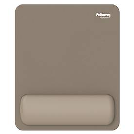 Fellowes Mauspad Breyta, mit Handgelenkauflage und Microban®-Schutz, Gummi, B 200 x T 240 x H 17,5 mm, sandbeige