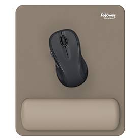 Fellowes Mauspad Breyta, mit Handgelenkauflage und Microban®-Schutz, Gummi, B 200 x T 240 x H 17,5 mm, sandbeige