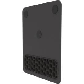 Fellowes Mauspad Breyta, mit Handgelenkauflage und Microban®-Schutz, Gummi, B 200 x T 240 x H 17,5 mm, schwarz