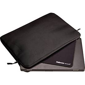 Fellowes Mauspad Breyta XL, Flachnahtkanten, Microban®-Schutz, Gummi, B 280 x T 210 x H 2,5 mm, schwarz