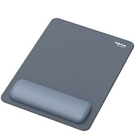 Fellowes Mauspad Breyta XL, mit Handgelenkauflage und Microban®-Schutz, Gummi, L 280 x B 210 x H 17,5 mm, marineblau