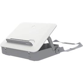 Fellowes® Notebooktasche Breyta Toolbox, bis 14 Zoll, Zylinderschloss, Laptopständer, ABS, weiß