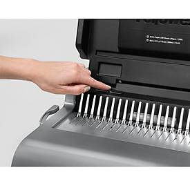 Fellowes Plastikbindegerät Quasar-E, Stanzkap. 25 Blatt, Bindekapazität 500 Blatt