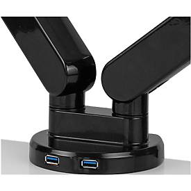 Fellowes Platinum Doppel-Monitorarm, für 2 x 27 Zoll Monitore, 360° drehbar