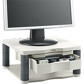 Fellowes Premium Monitor-Ständer Plus, höhenverstellbar, grau/anthrazit
