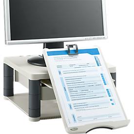 Fellowes Premium Monitor-Ständer Plus, höhenverstellbar, grau/anthrazit