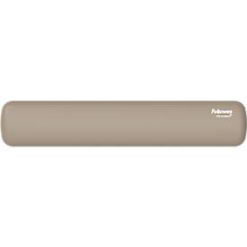 Fellowes Tastatur-Handgelenkauflage Breyta, für kompakte Tastaturen, mit Microban®-Schutz, Gummi, L 320 x B 60 x H 17,5 mm, sandbeige