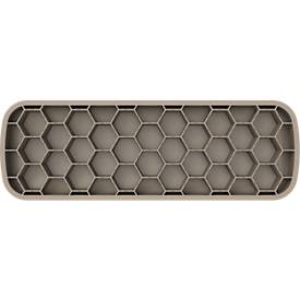 Fellowes Tastatur-Handgelenkauflage Breyta, für kompakte Tastaturen, mit Microban®-Schutz, Gummi, L 320 x B 60 x H 17,5 mm, sandbeige