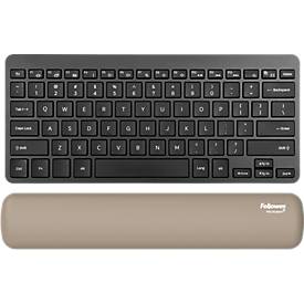 Fellowes Tastatur-Handgelenkauflage Breyta, für kompakte Tastaturen, mit Microban®-Schutz, Gummi, L 320 x B 60 x H 17,5 mm, sandbeige
