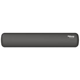 Fellowes Tastatur-Handgelenkauflage Breyta, für kompakte Tastaturen, mit Microban®-Schutz, Gummi, L 320 x B 60 x H 17,5 mm, schwarz