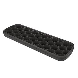 Fellowes Tastatur-Handgelenkauflage Breyta, für kompakte Tastaturen, mit Microban®-Schutz, Gummi, L 320 x B 60 x H 17,5 mm, schwarz
