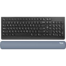 Fellowes Tastatur-Handgelenkauflage Breyta XL, mit Microban®-Schutz, Gummi, L 470 x B 60 x H 17,5 mm, marineblau