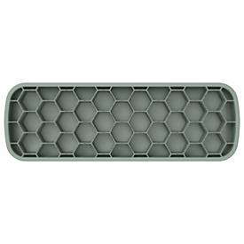 Fellowes Tastatur-Handgelenkauflage Breyta XL, mit Microban®-Schutz, Gummi, L 470 x B 60 x H 17,5 mm, salbeigrün