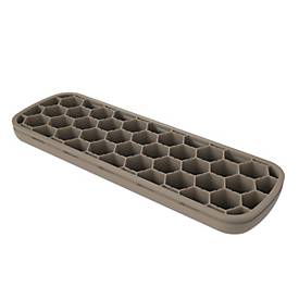 Fellowes Tastatur-Handgelenkauflage Breyta XL, mit Microban®-Schutz, Gummi, L 470 x B 60 x H 17,5 mm, sandbeige