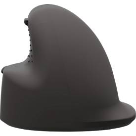 Fellowes Vertikalmaus Bretyta Plus+, Größe S, für Rechtshänder, ergonomisch, 3-fache Konnektivität, 400-2400 dpi, mit Microban®-Schutz, schwarz