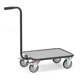 fetra Griffroller 'Grey Edition', Stahl, anthrazitgrau, 1 Plattform, L 600 x B 500 mm, bis 250 kg